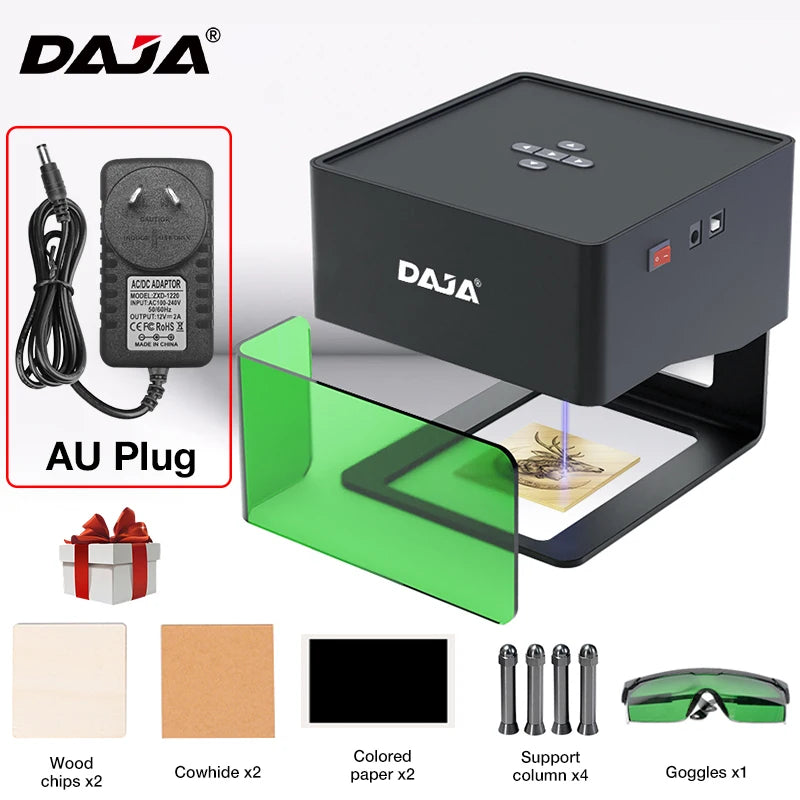 Mini Portable Laser Engraver Diy Bluetooth Machine Painted Dog Tag Paper Leather Wooden Plastic Logo CNC Machine