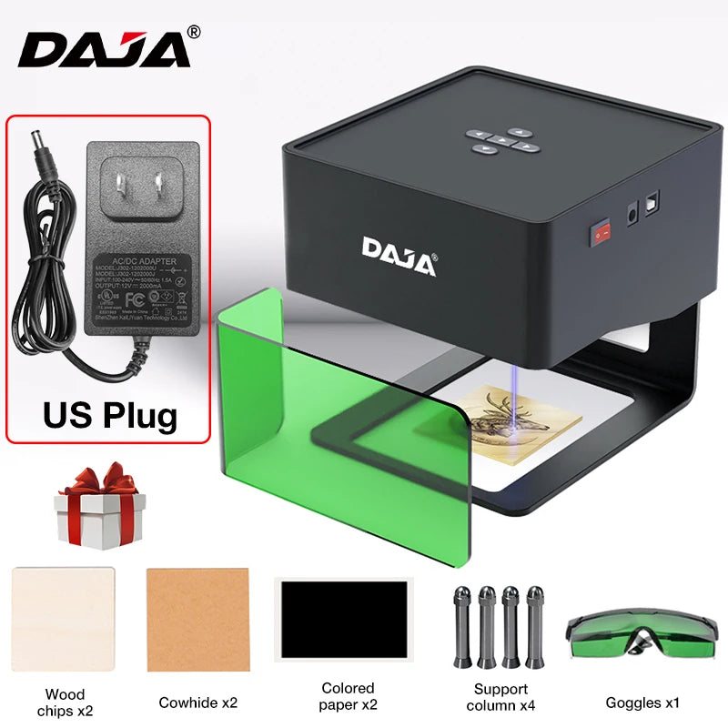 Mini Portable Laser Engraver Diy Bluetooth Machine Painted Dog Tag Paper Leather Wooden Plastic Logo CNC Machine
