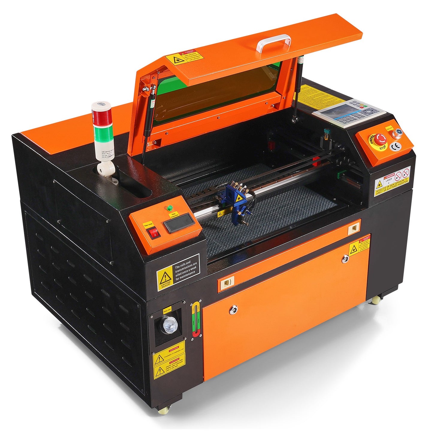 Uimoso 50W CO2 Laser Engraver and Cutter, 12 X 20 In, 19.7 IPS Speed Machine