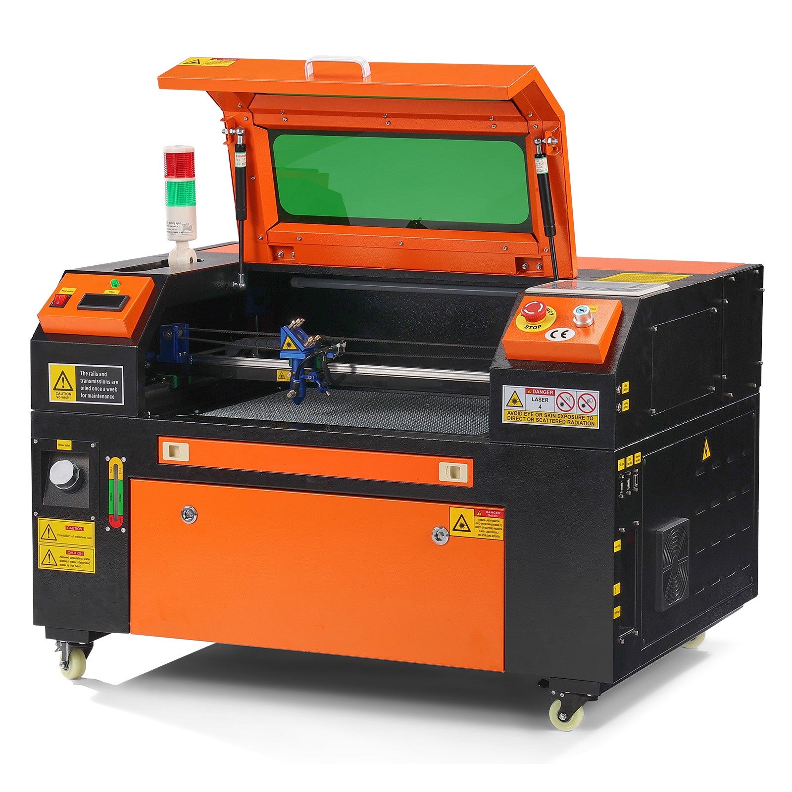 Uimoso 50W CO2 Laser Engraver and Cutter, 12 X 20 In, 19.7 IPS Speed Machine