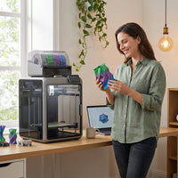 Official Creality K2 Pro Combo 3D Printer, Multicolor 3D Printers with CFS, 600Mm/S Printing Speed 300℃ Direct Drive Extruder Chamber Heating Dual AI Cameras, Printing Size 11.81X11.81X11.81 Inch — Lifestyle