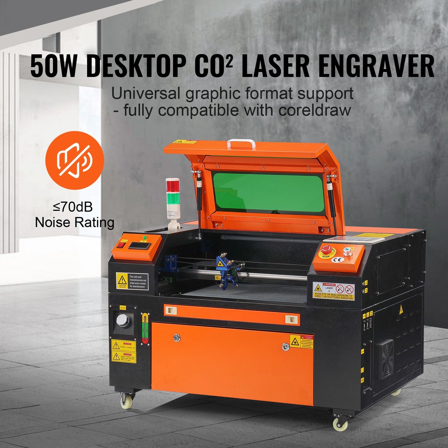 Uimoso 50W CO2 Laser Engraver and Cutter, 12 X 20 In, 19.7 IPS Speed Machine