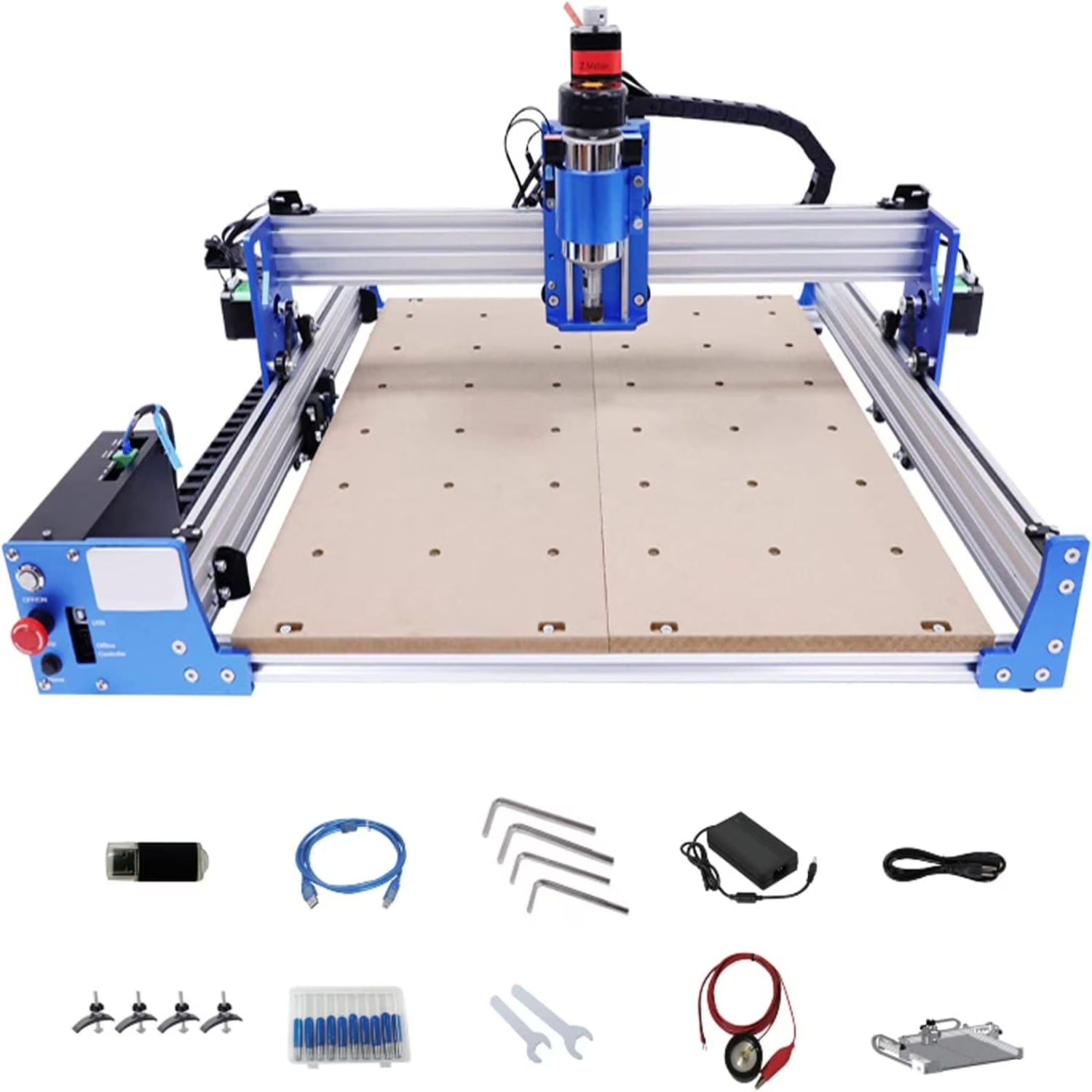 Mon CNC Engraving Machine 4040 High Efficiency 3D Printer with Carving Bit & Z Probe